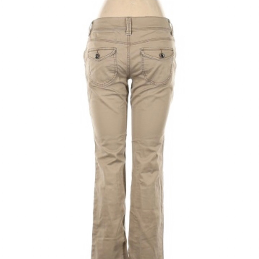 Low rise tan Khakis